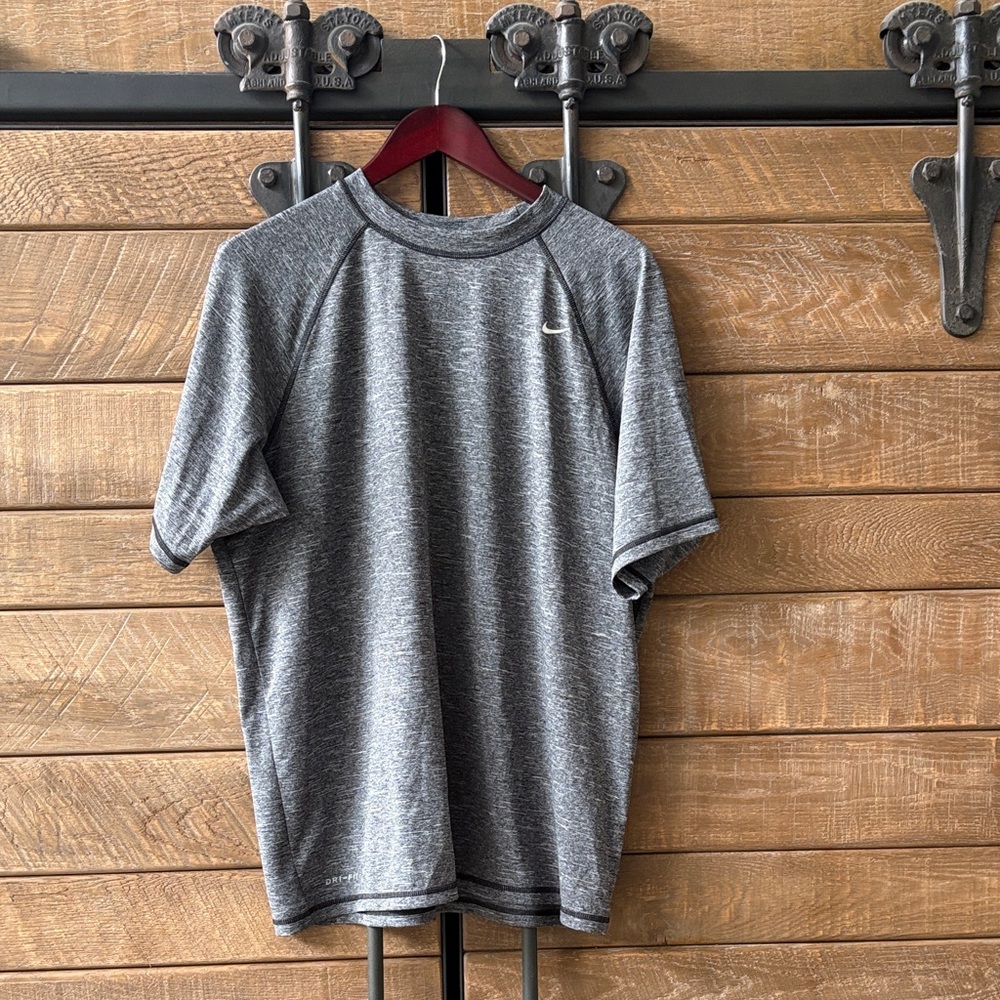 Nike Men's Dri-Fit Short Sleeve Tee - Heather Gray
